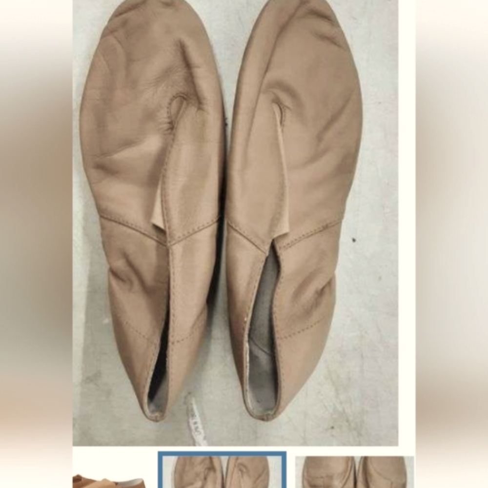 Bloch Women's Super Jazz Slip-on Dance Shoe, Tan, Size 8.5